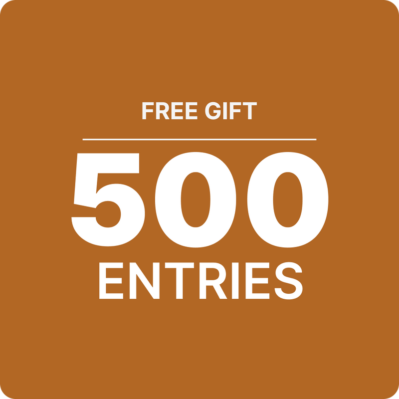🎁 500 Free Entries